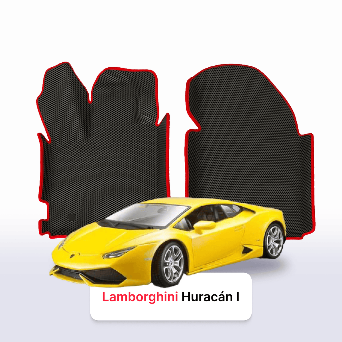 Tapis 3D EVA pour Lamborghini Huracán 1 gén 2014-2025 COUPÉ