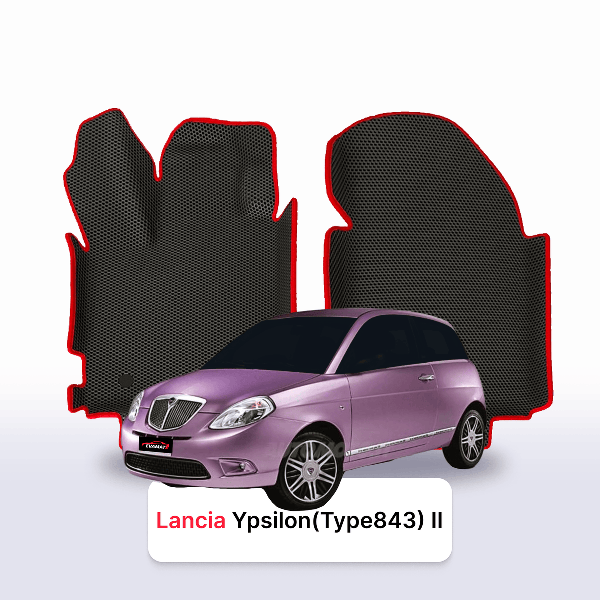 Tapis 3D EVA pour Lancia Ypsilon(Type843) 2 gén 2003-2011 BERLINE À HAYON 3 PORTES