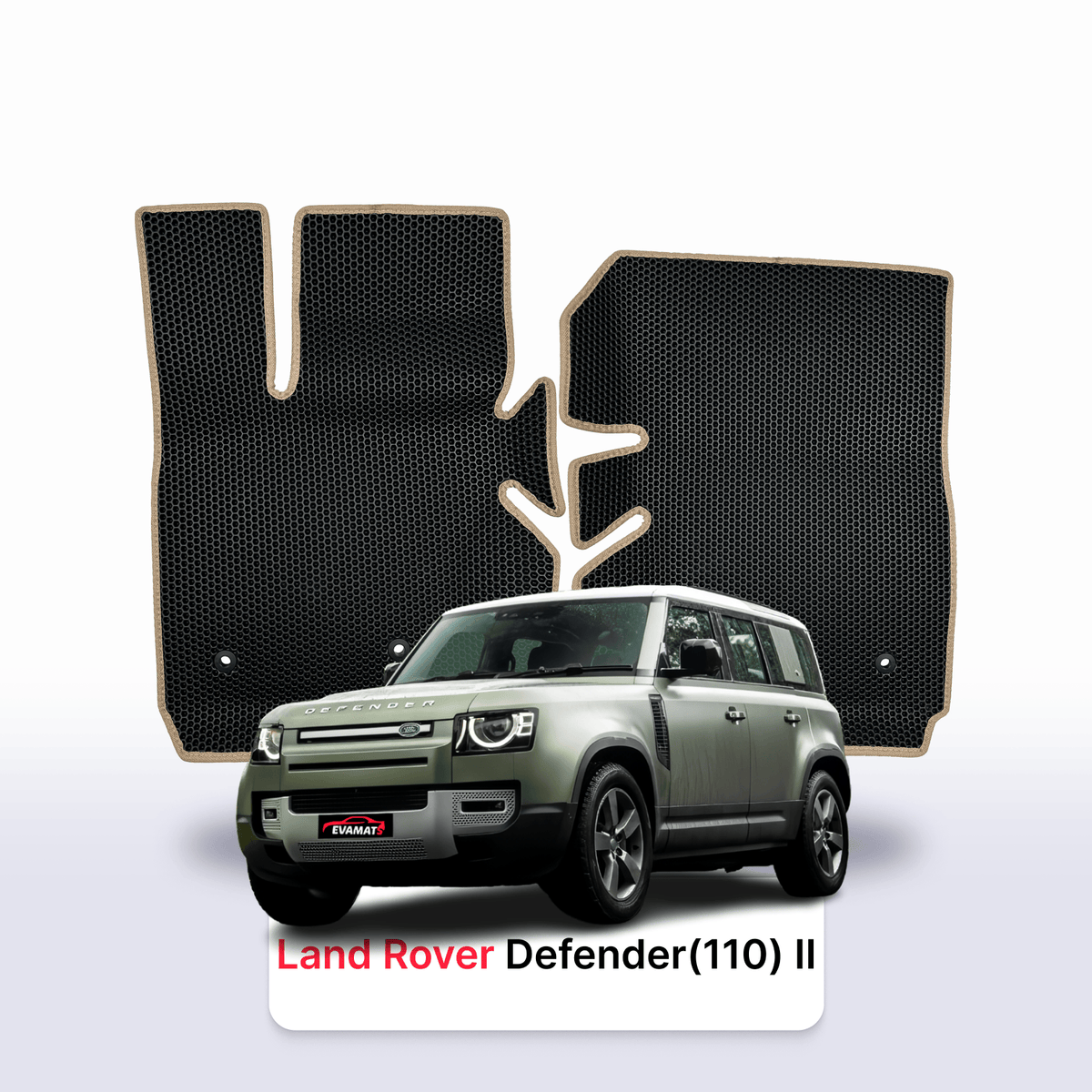 Tapis 3D EVA pour Land Rover Defender(110) 2 gén 2019-2028 SUV