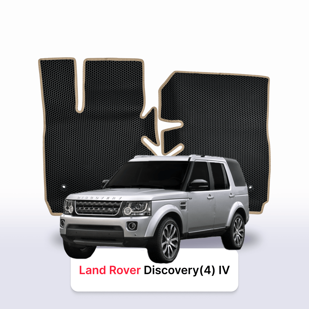 Tapis 3D EVA pour Land Rover Discovery(4) 4 gén 2009-2016 SUV 5 PORTES + Renfort de talon EVA