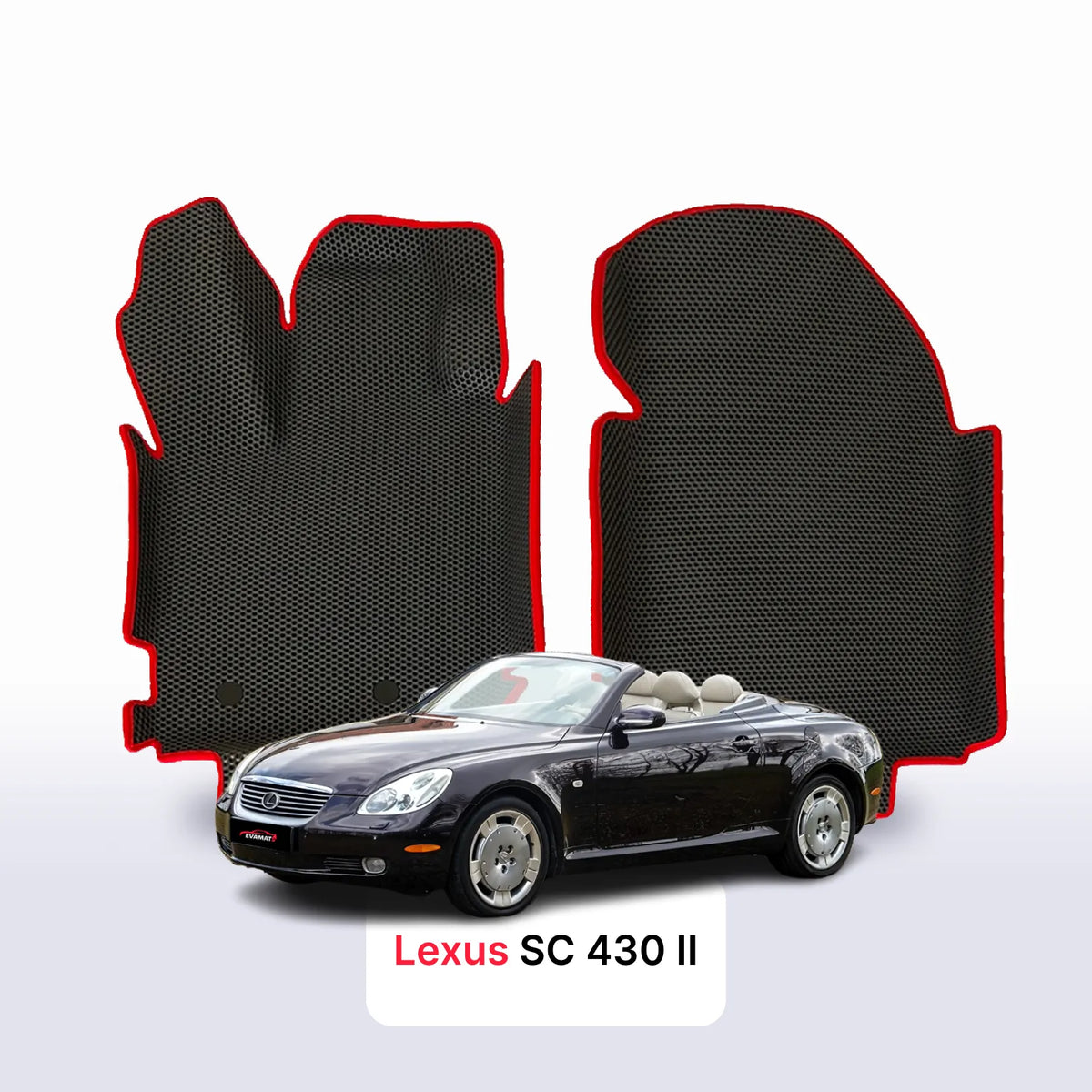 Tapis 3D EVA pour Lexus SC 430 2 gén 2001-2010 CABRIOLET
