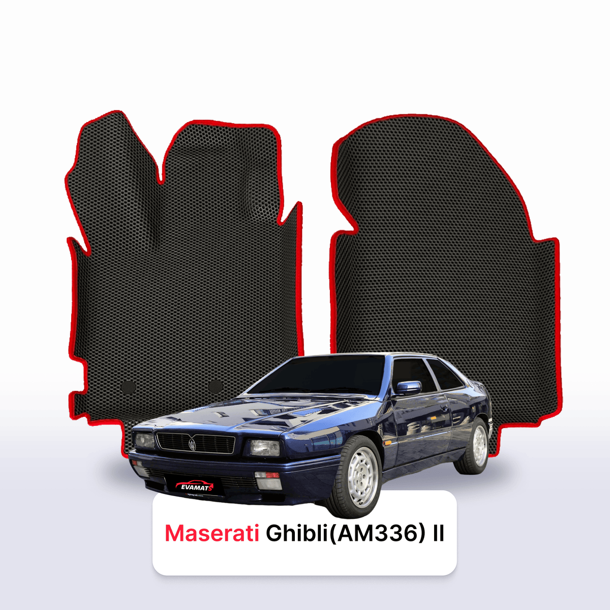 Tapis 3D EVA pour Maserati Ghibli(AM336) 2 gén 1992-1998 COUPÉ