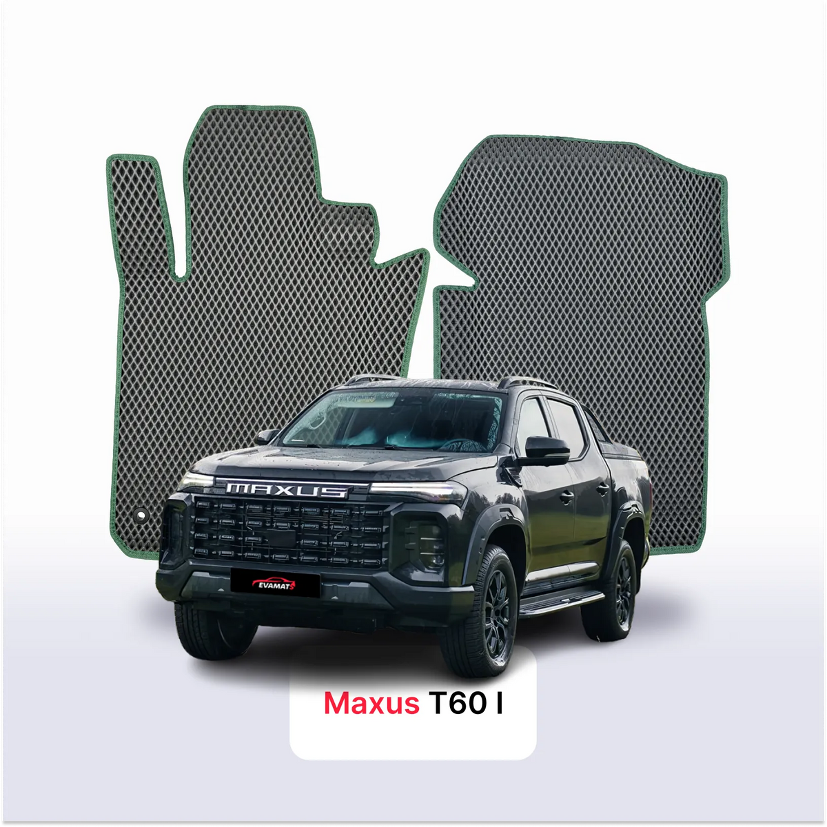 Tapis 3D EVA pour Maxus T60 1 gén 2016-2027 PICK-UP DOUBLE CABINE