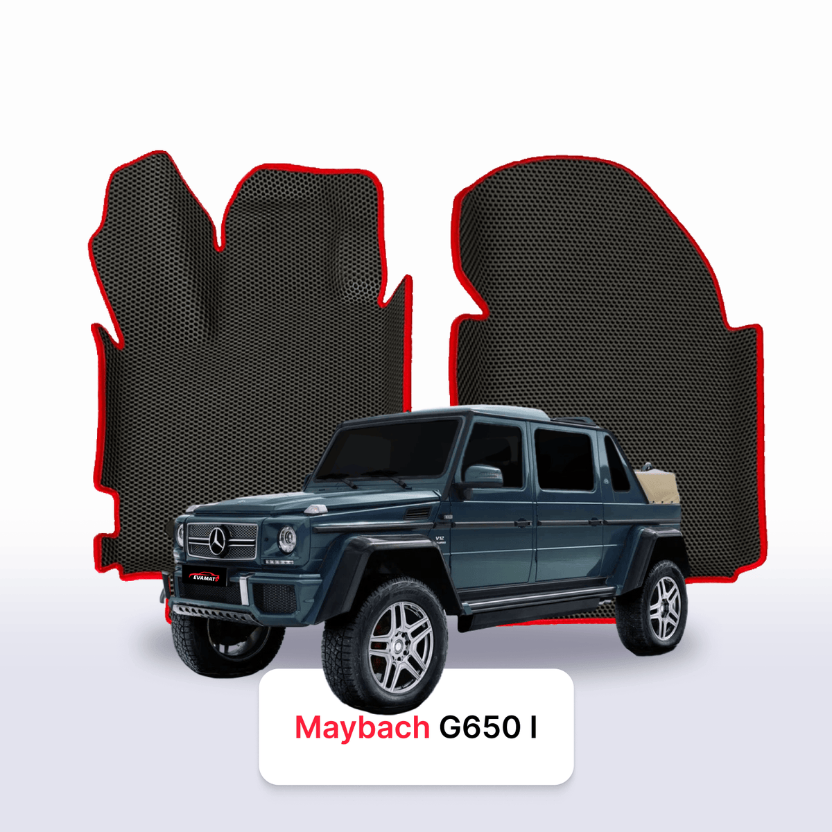 Tapis 3D EVA pour Maybach G650 1 gén 2017-2018 SUV 4 PLACES