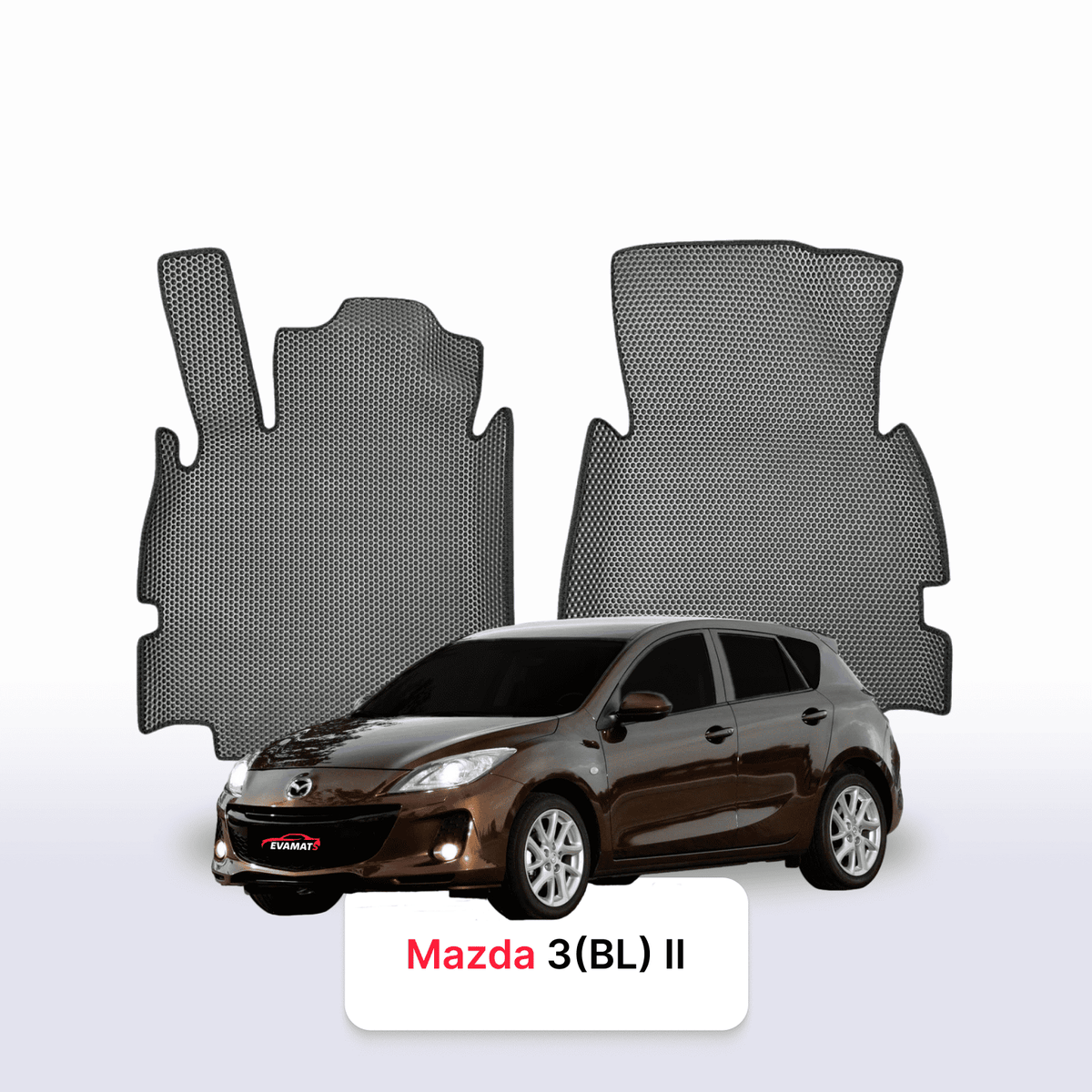 Tapis 3D EVA pour Mazda 3(BL) 2 gén 2008-2013 BERLINE À HAYON 5 PORTES