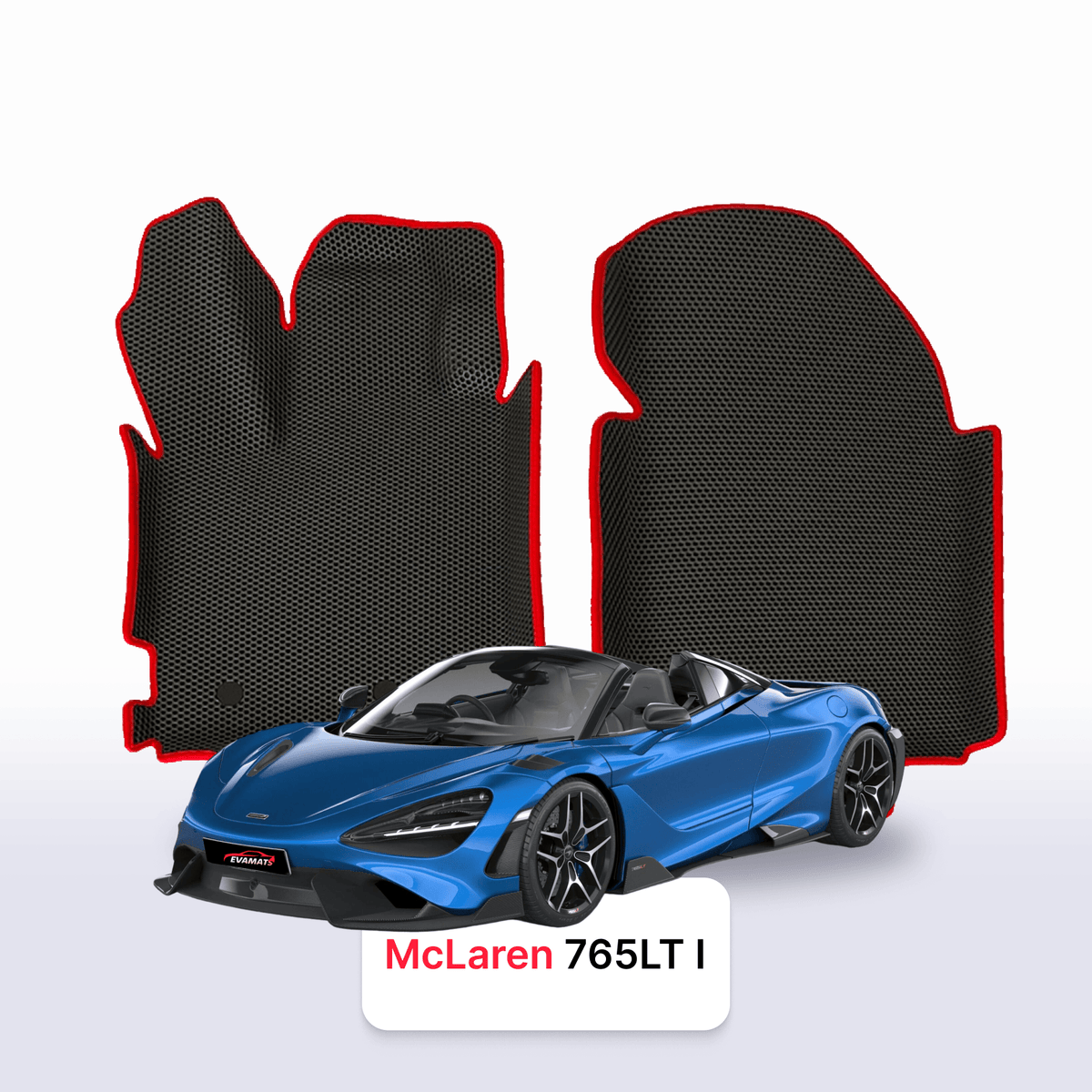 Tapis 3D EVA pour McLaren 765LT 1 gén 2020-2025 CABRIOLET