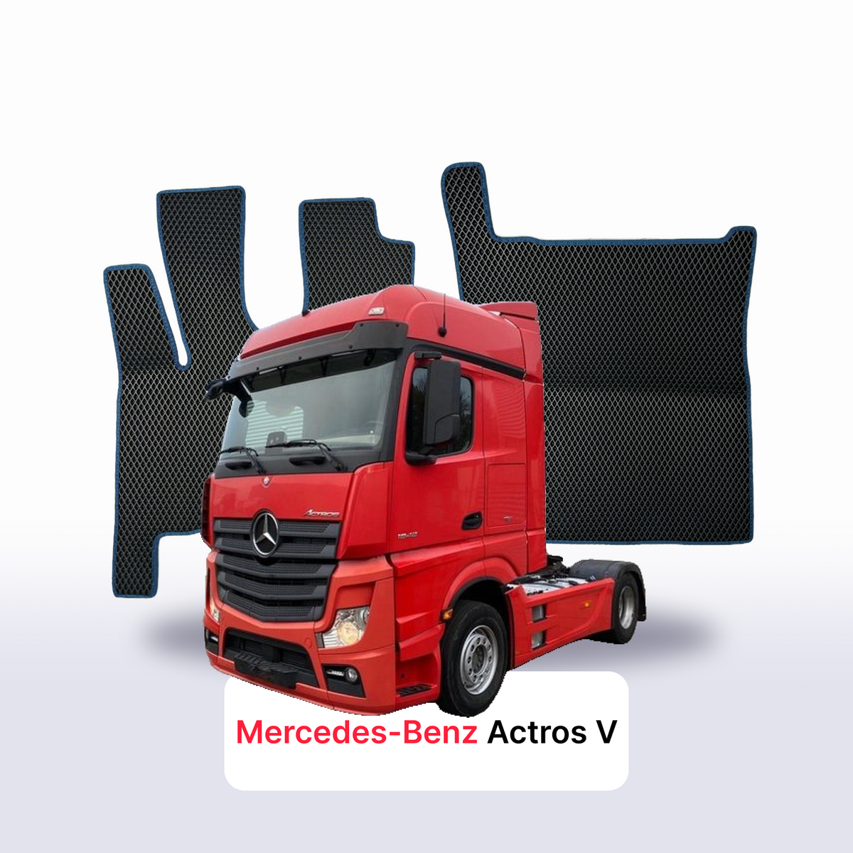 Tapis 3D EVA pour Mercedes-Benz Actros 5 gén 2019-2027 CAMION