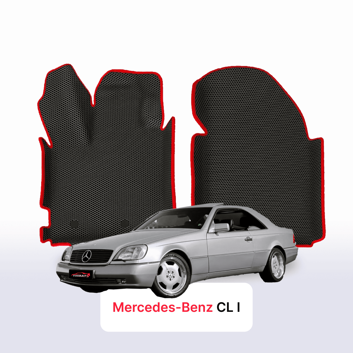Tapis 3D EVA pour Mercedes-Benz CL (W140) 1 gén 1992-1998 COUPÉ