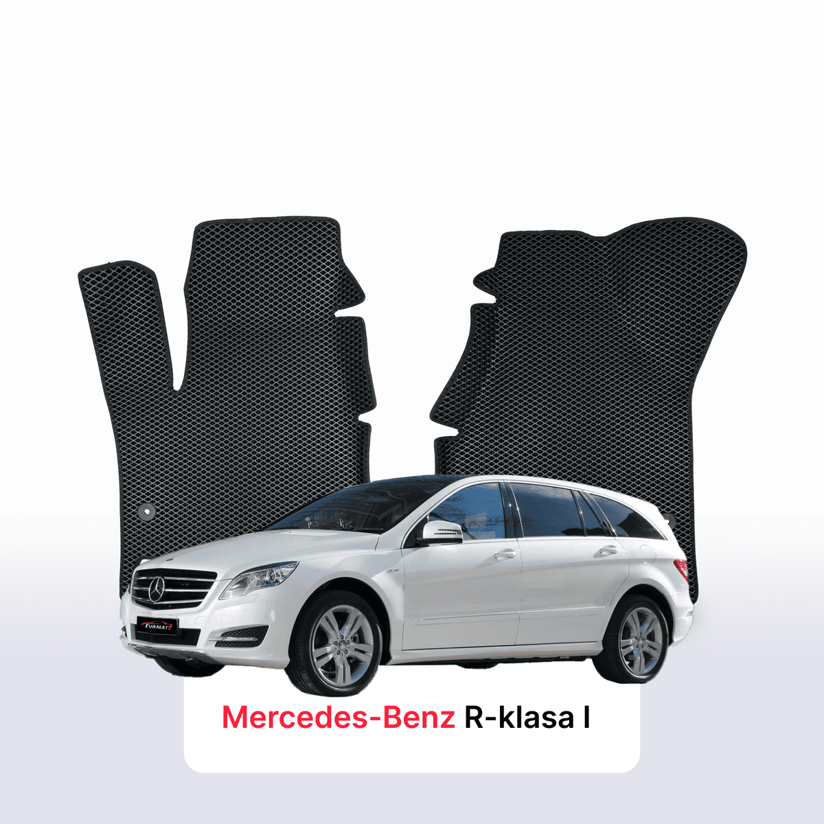 Tapis 3D EVA pour Mercedes-Benz Classe R (W251) 2005-2013 MONOSPACE LONG 7 PLACES