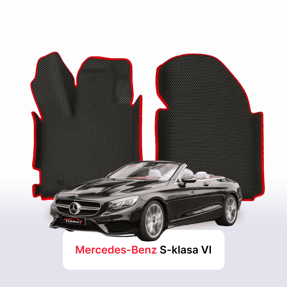 Tapis 3D EVA pour Mercedes-Benz Classe S (W222) 6 gén 2014-2020 CABRIOLET