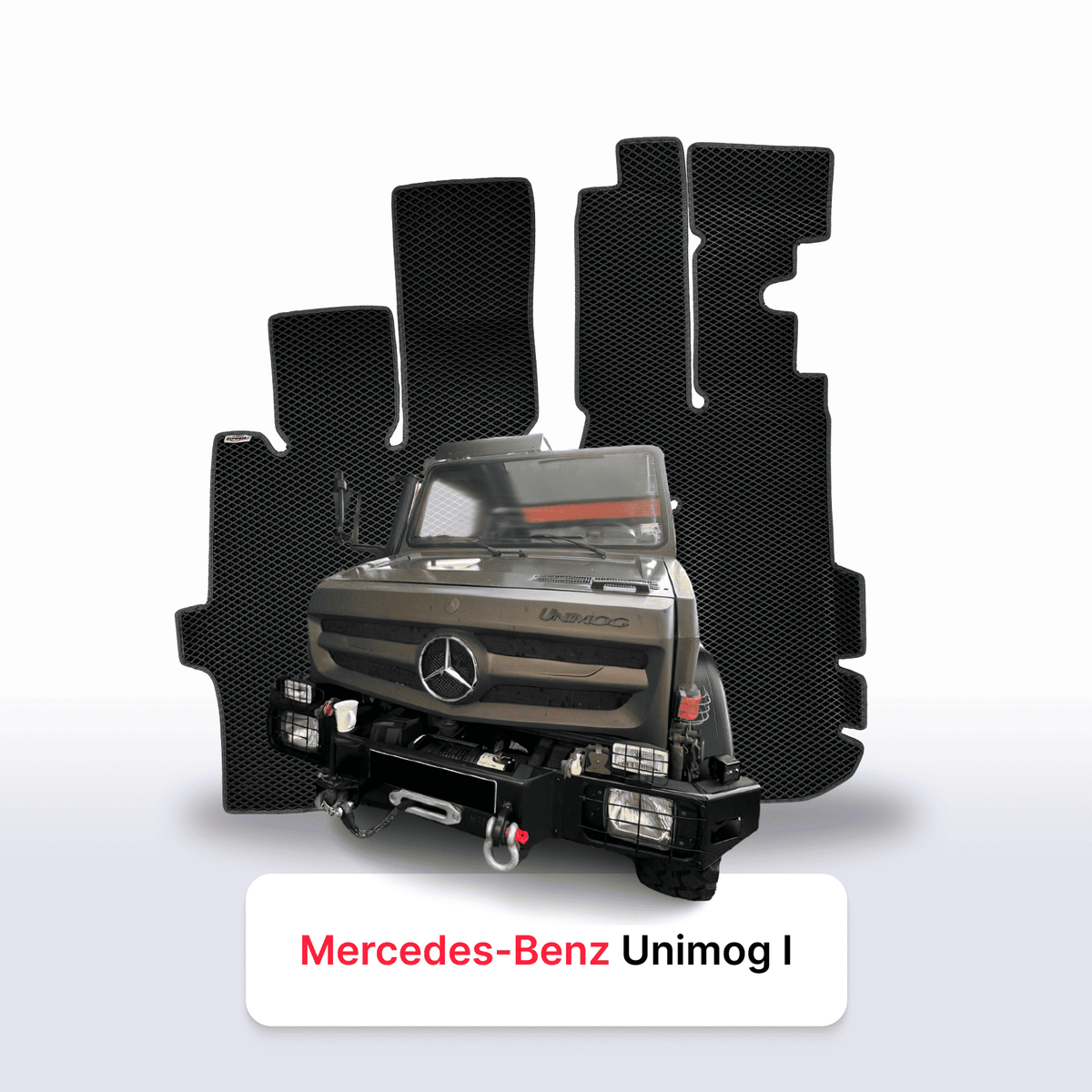 Tapis 3D EVA pour Mercedes-Benz Unimog U4000 1 gén 2003-2013 CAMION