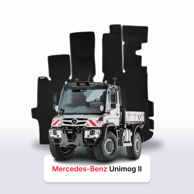 Tapis 3D EVA pour Mercedes-Benz Unimog U423 2 gén 2013-2026 CAMION