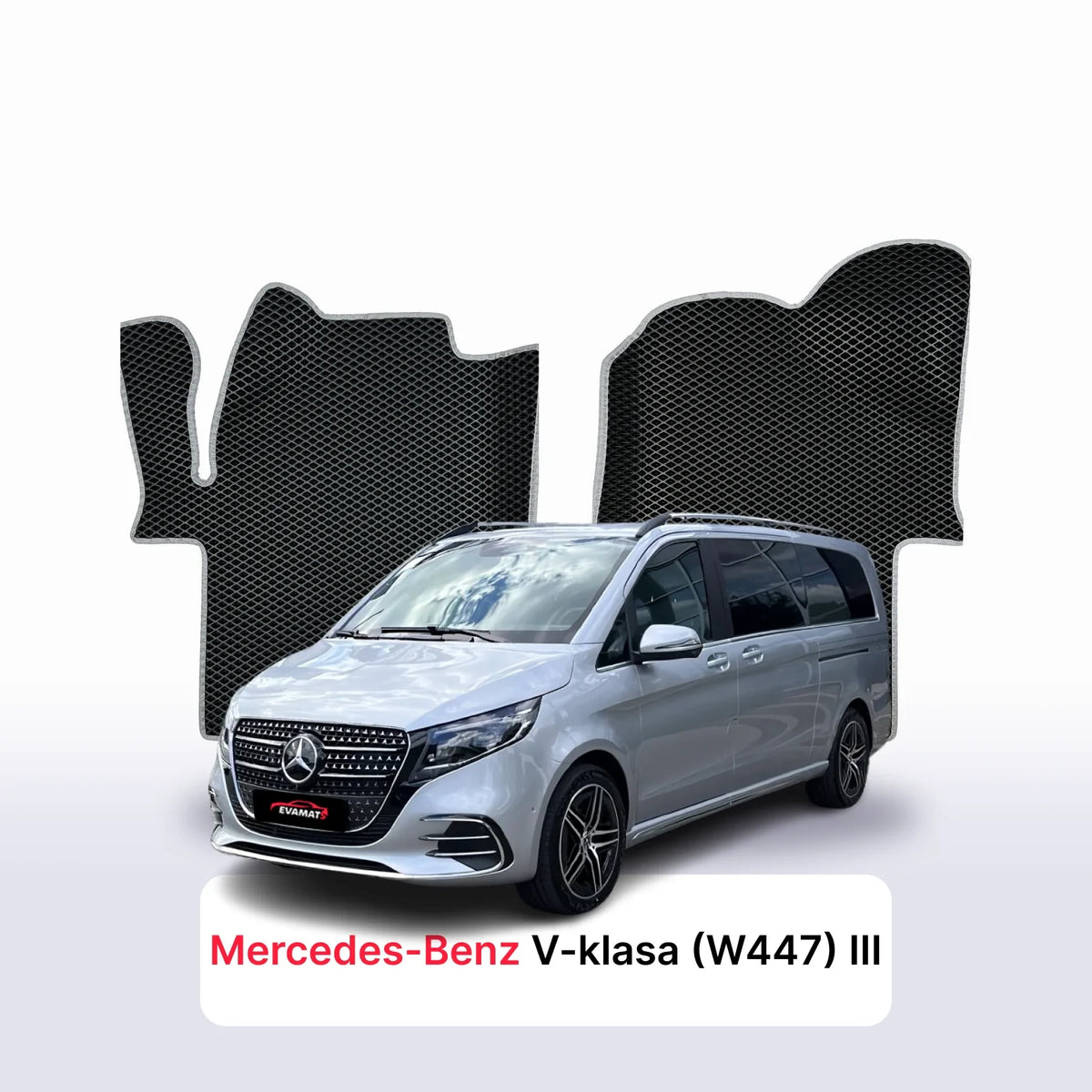 Tapis 3D EVA pour Mercedes-Benz Classe V (W447) 3 gén 2024-2028 MINIBUS EXCLUSIVE