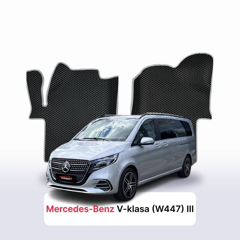 Tapis 3D EVA pour Mercedes-Benz Classe V (W447) 3 gén 2024-2028 MINIBUS EXCLUSIVE