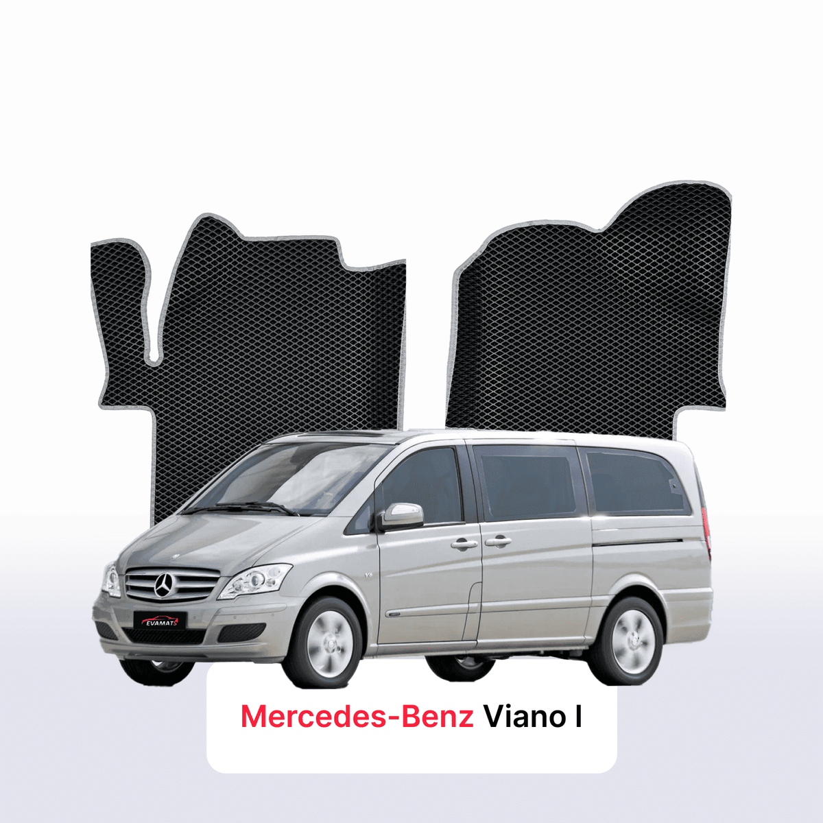 Tapis 3D EVA pour Mercedes-Benz Viano (W639) 2 gén 2003-2014 MONOSPACE LONG