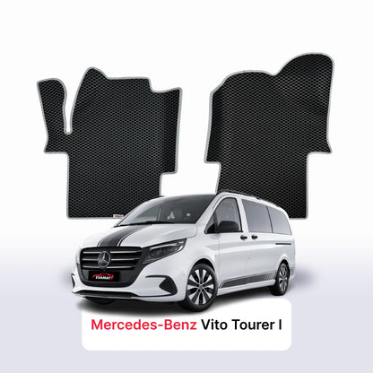 Tapis 3D EVA pour Mercedes-Benz Vito Tourer 1 gén 2014-2025 MINIBUS