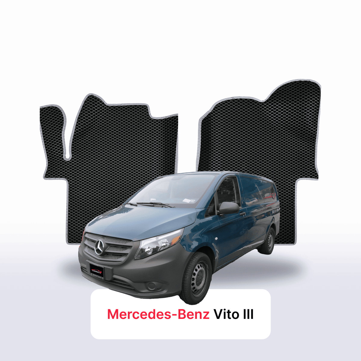 Tapis 3D EVA pour Mercedes-Benz Vito (W447) 3 gén 2014-2027 FOURGON