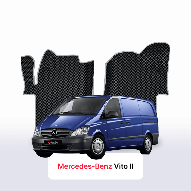 Tapis 3D EVA pour Mercedes-Benz Vito (W639) 2 gén 2003-2014 FOURGON