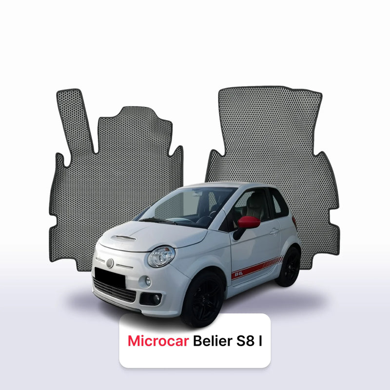 Tapis 3D EVA pour Microcar Belier S8 1 gén 2014-2020 BERLINE À HAYON 3 PORTES