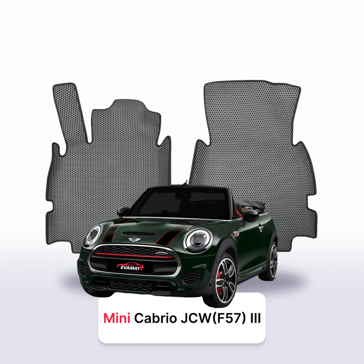 Tapis 3D EVA pour Mini Cabriolet(F57) JCW 3 gén 2015-2024 CABRIOLET