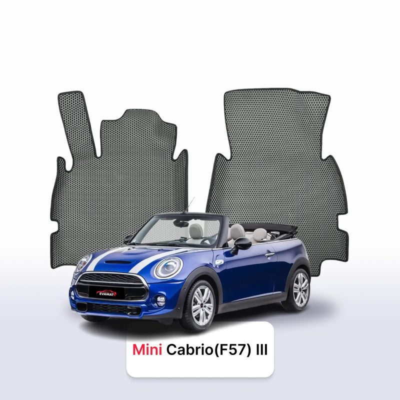 Tapis 3D EVA pour Mini Cabriolet(F57) 3 gén 2010-2024 CABRIOLET