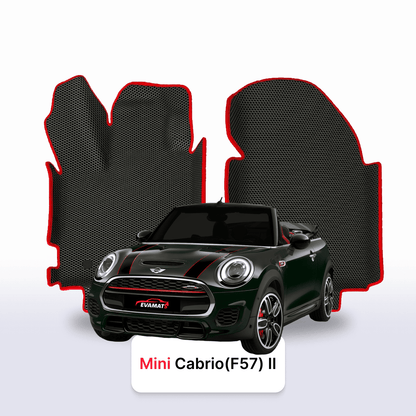 Tapis 3D EVA pour Mini Cabriolet(R57) 2 gén 2009-2015 JCW CABRIOLET