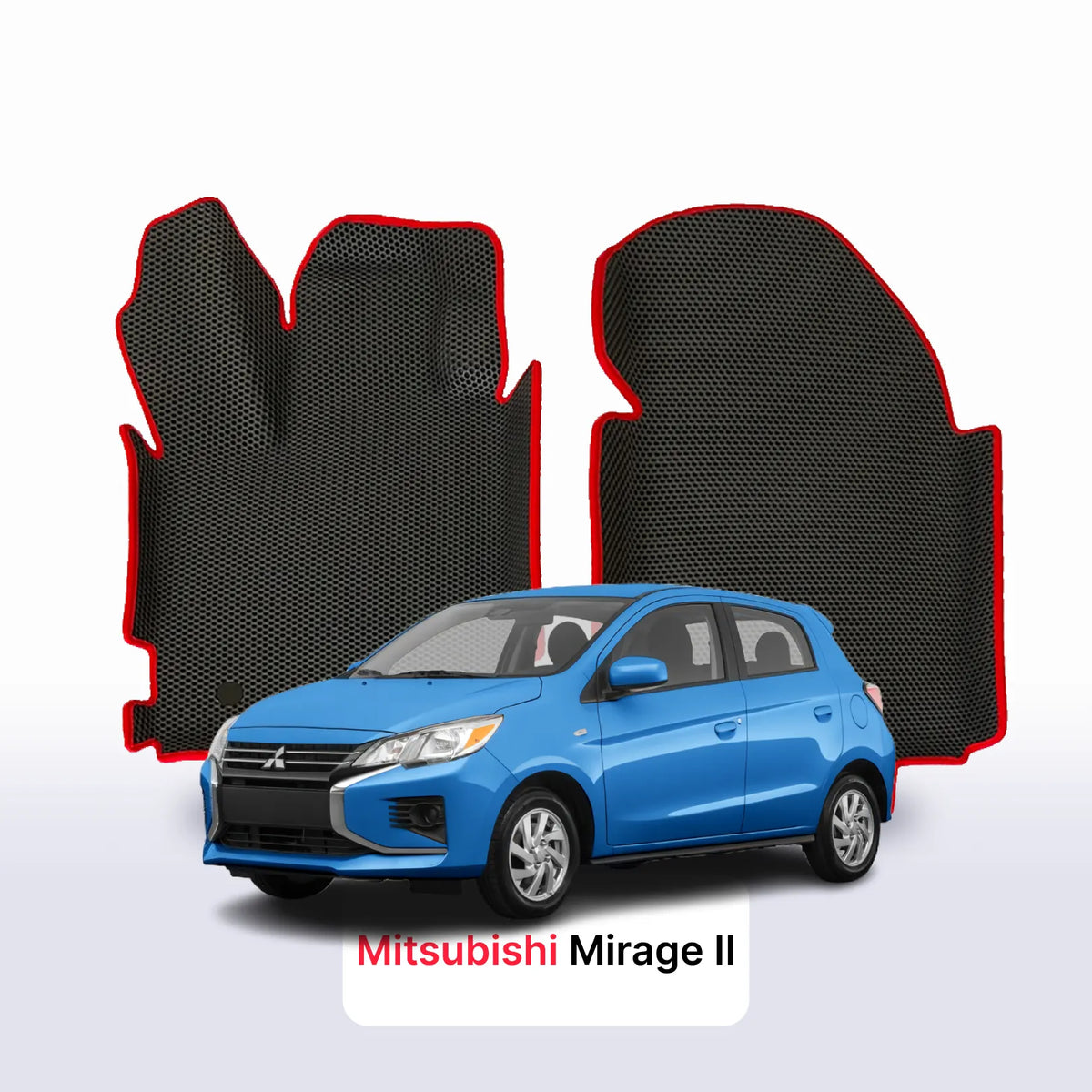 Tapis 3D EVA pour Mitsubishi Mirage 2 gén 2012-2023 BERLINE À HAYON 5 PORTES