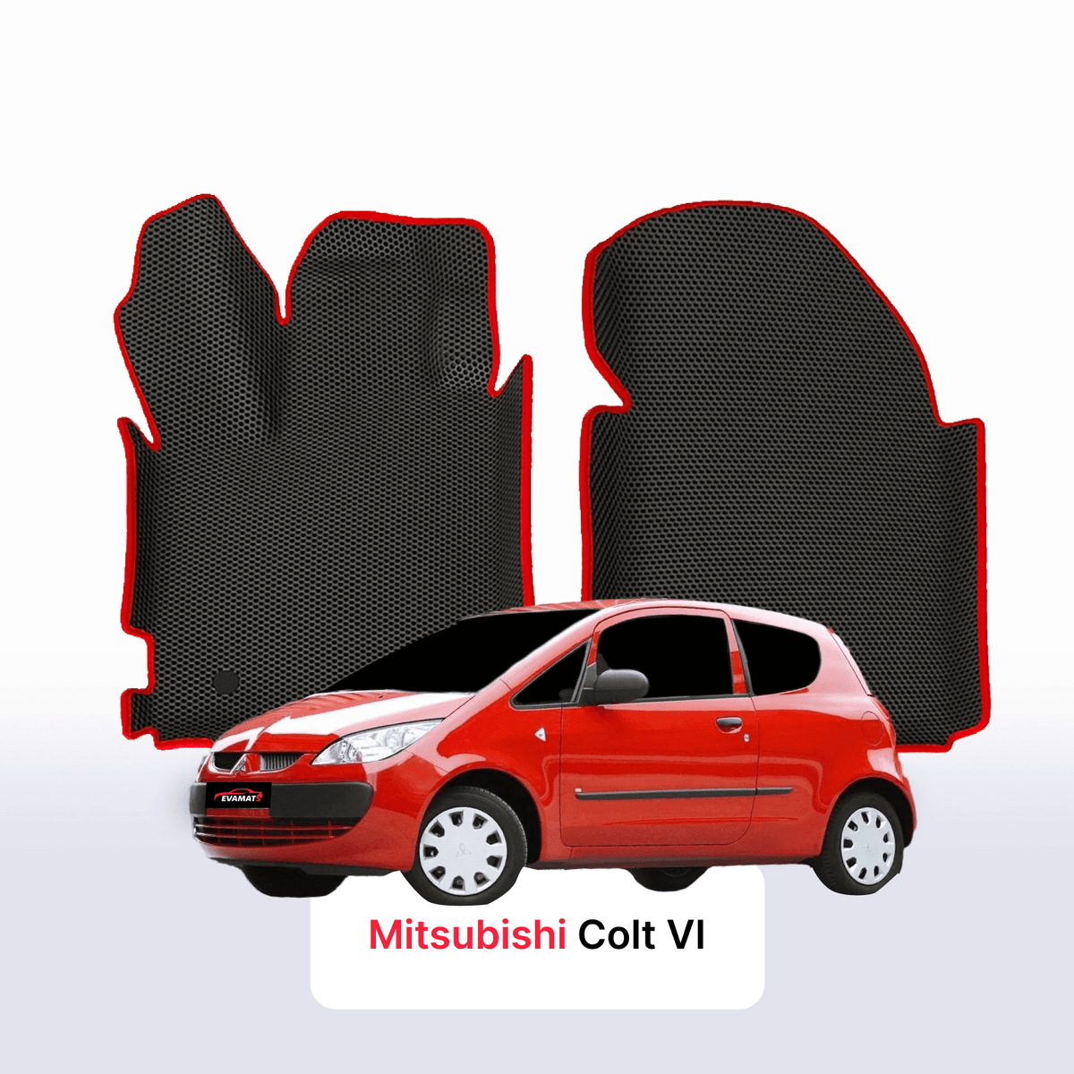 Tapis 3D EVA pour Mitsubishi Colt(Z30) 6 gén 2002-2012 BERLINE À HAYON 3 PORTES