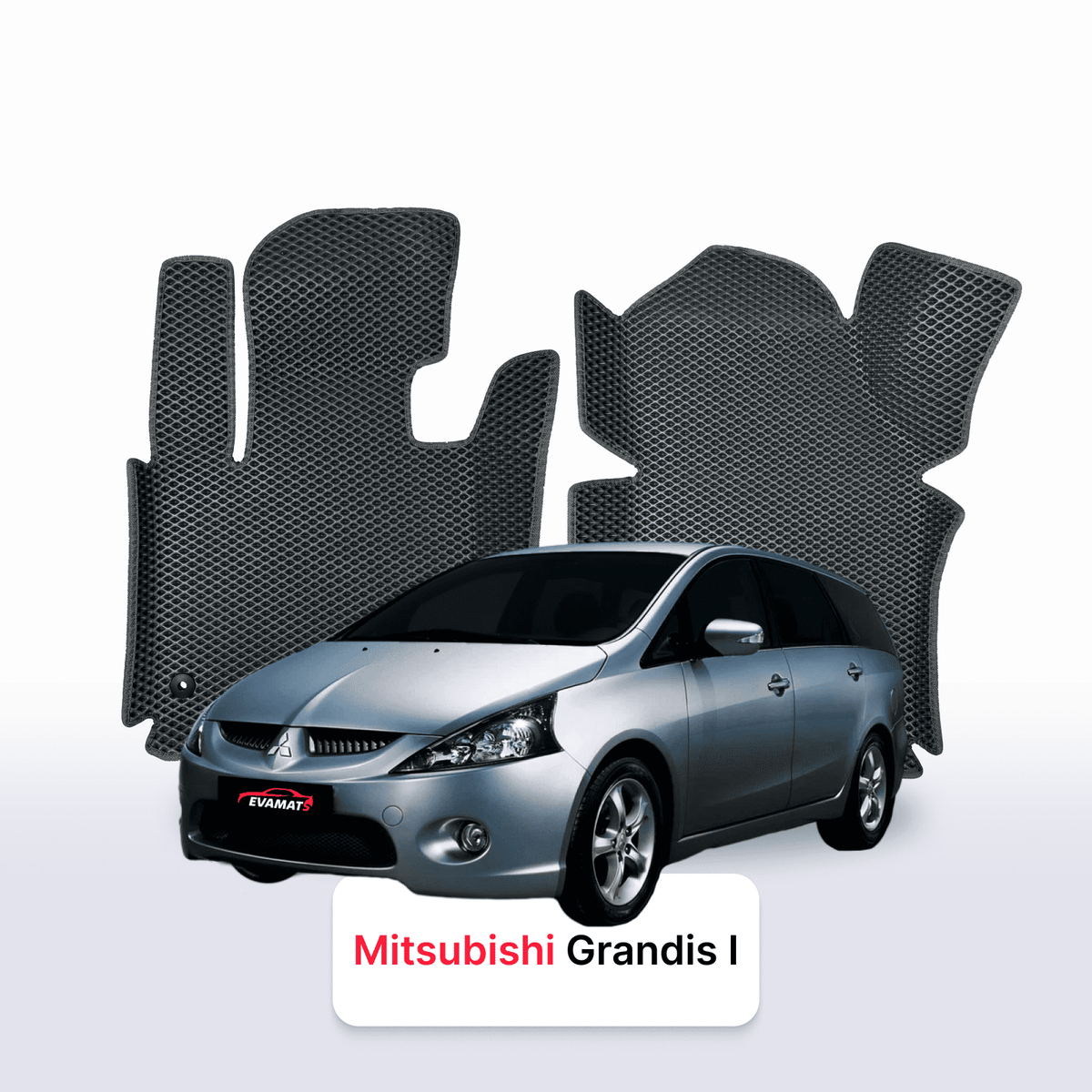 Tapis 3D EVA pour Mitsubishi Grandis 1 gén 2003-2011 MONOSPACE
