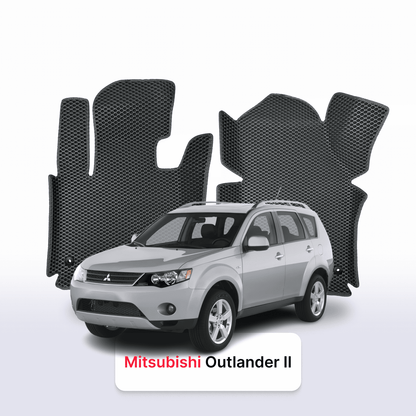 Tapis 3D EVA pour Mitsubishi Outlander 2 gén 2005-2013 SUV