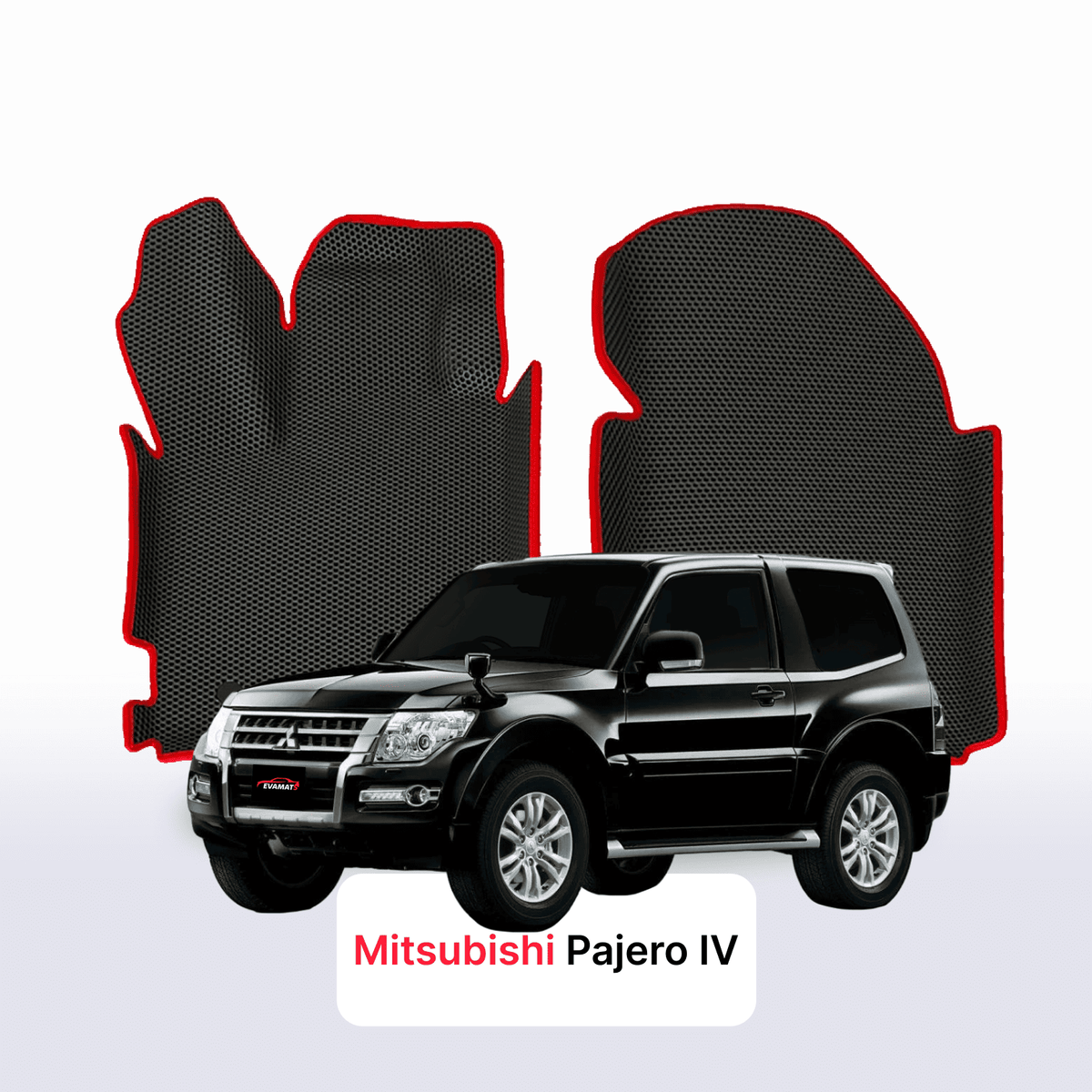 Tapis 3D EVA pour Mitsubishi Pajero 4 gén 2006-2023 SUV 3 PORTES