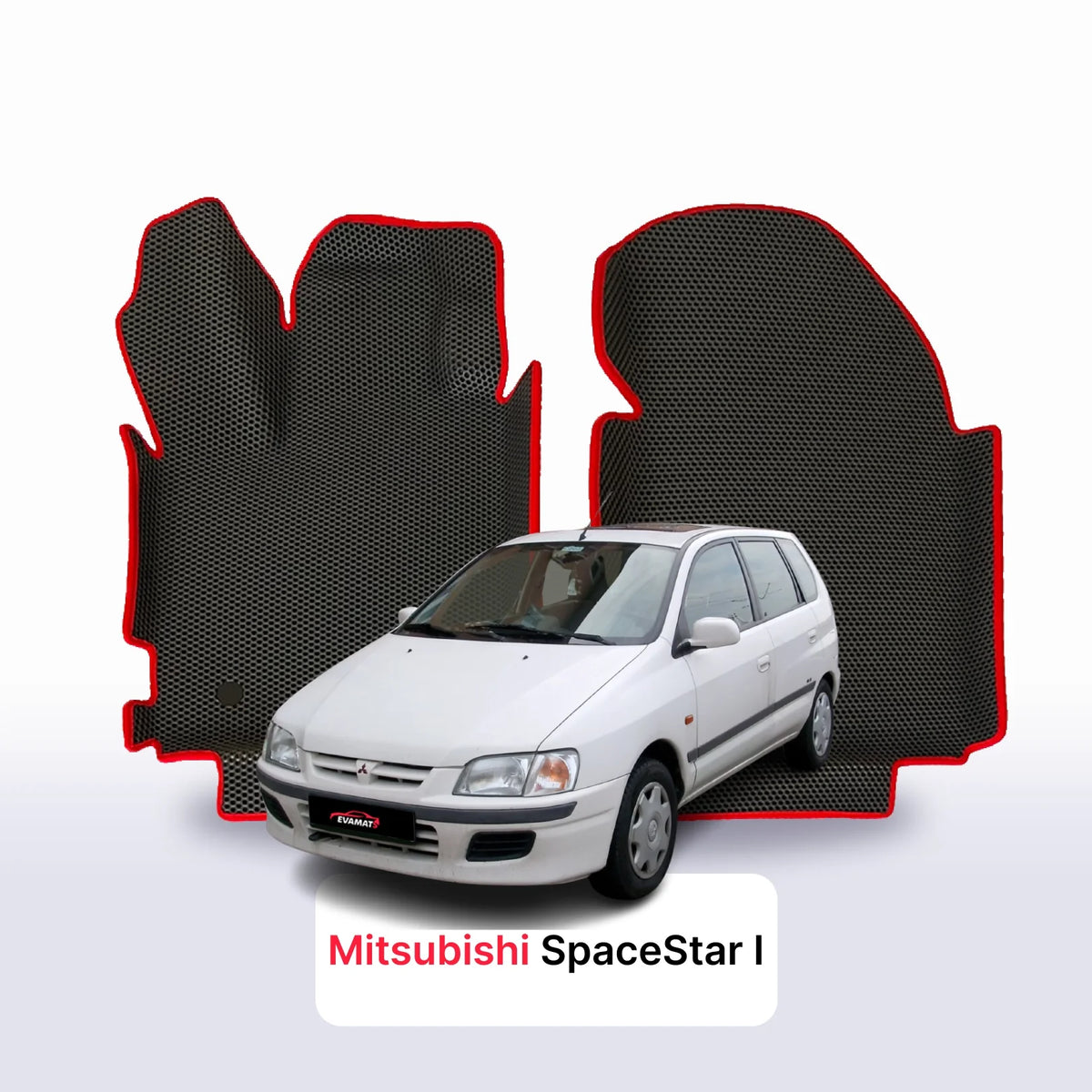 Tapis 3D EVA pour Mitsubishi Space Star 1 gén 1995-2005 MONOSPACE