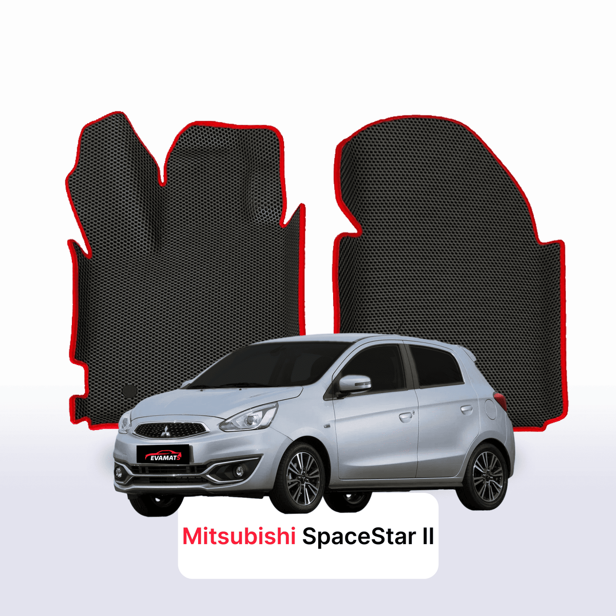 Tapis 3D EVA pour Mitsubishi Space Star 2 gén 2012-2023 BERLINE À HAYON 5 PORTES