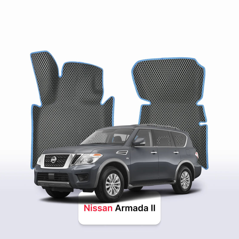 Tapis 3D EVA pour Nissan Armada II gén 2017-2024 SUV