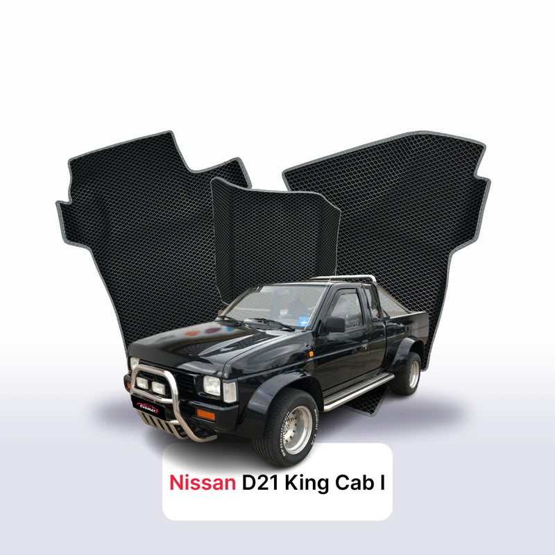 Tapis 3D EVA pour Nissan D21 King Cab I gén 1985-1997 PICK-UP CABINE SIMPLE