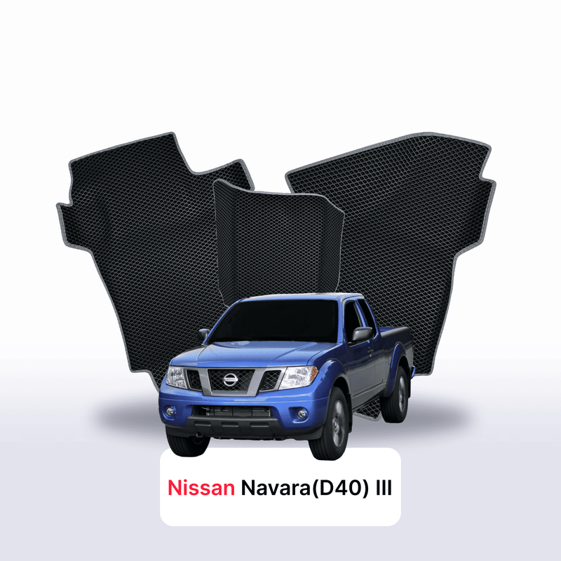 Tapis 3D EVA pour Nissan Navara (D40)(Frontier) III gén 2004-2015 PICK-UP CABINE APPROFONDIE