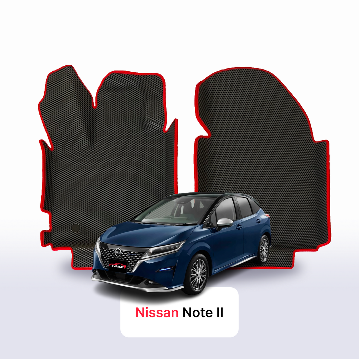 Tapis 3D EVA pour Nissan Note II gén 2012-2026 BERLINE À HAYON 5 PORTES