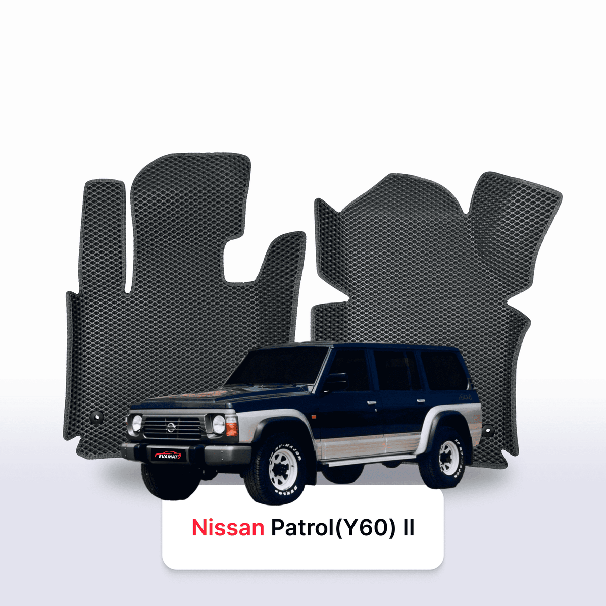 Tapis 3D EVA pour Nissan Patrol(Y60) II gén 1987-1997 SUV 5 PORTES