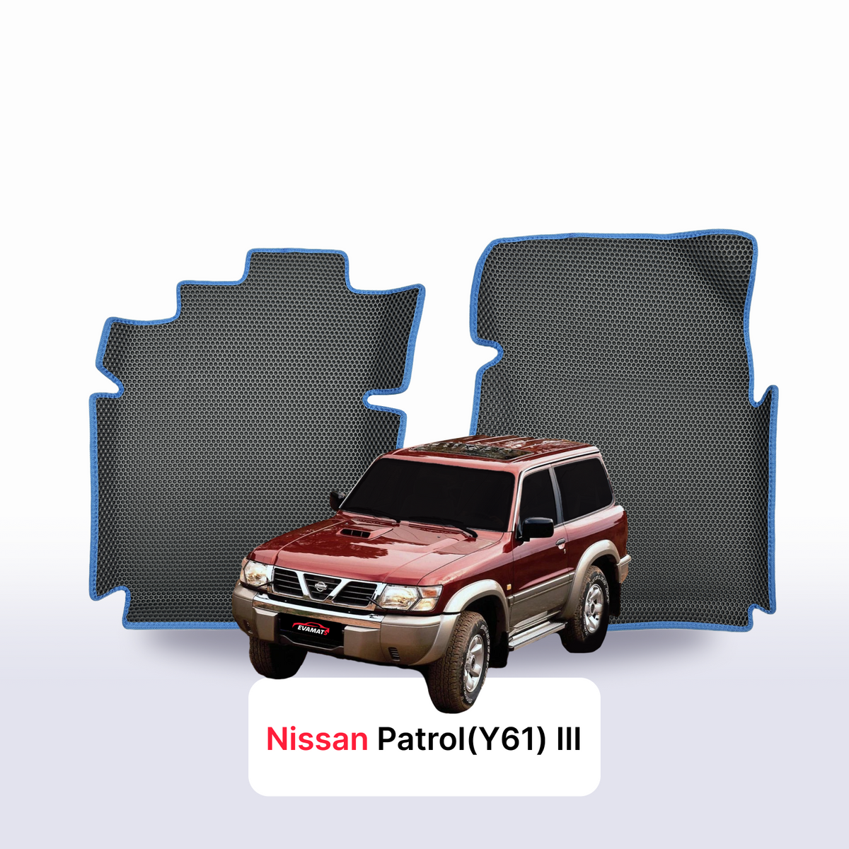 Tapis 3D EVA pour Nissan Patrol(Y61) III gén 1997-2014 SUV 3 PORTES
