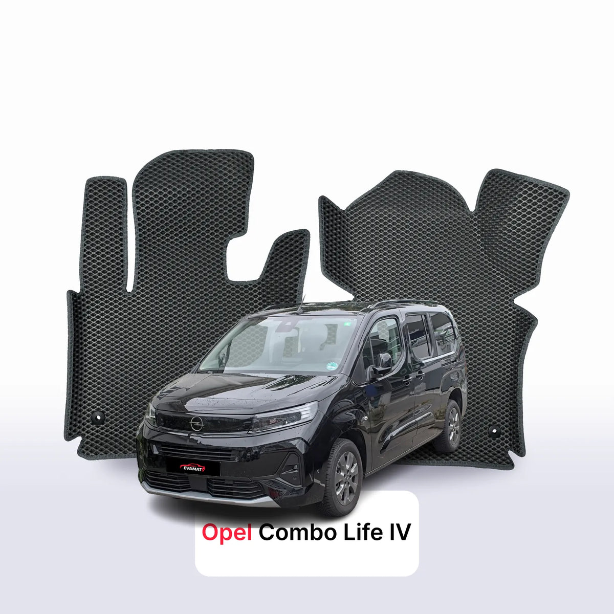 Tapis 3D EVA pour Opel Combo Life 4 gén 2018-2027 MONOSPACE