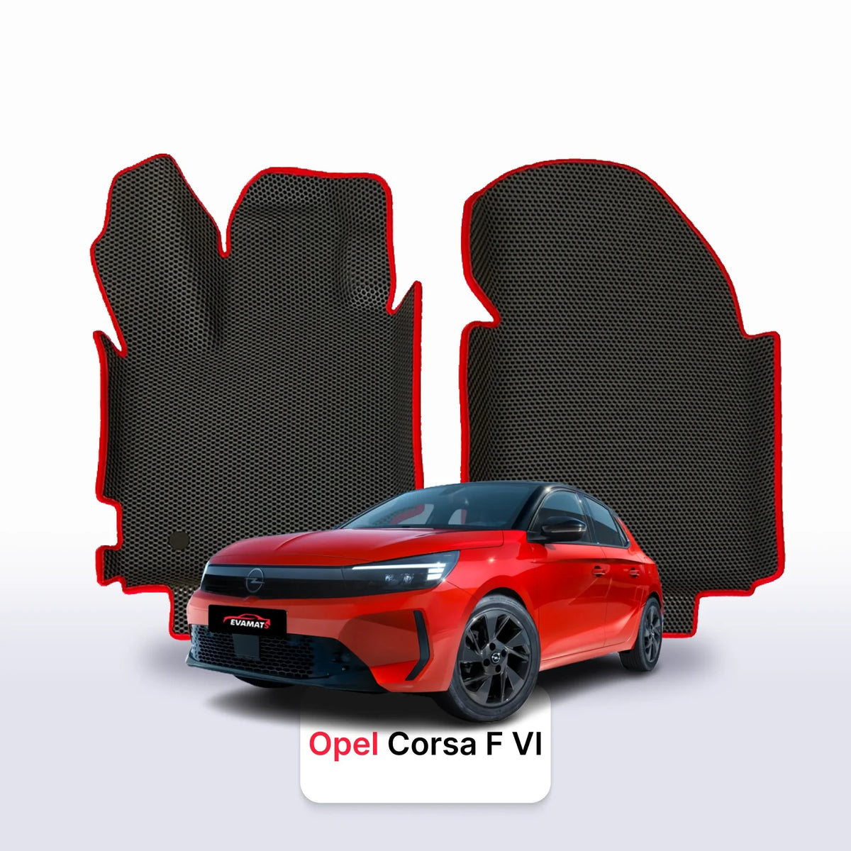 Tapis 3D EVA pour Opel Corsa F 6 gén 2019-2028 BERLINE À HAYON ÉLECTRIQUE 5 PORTES