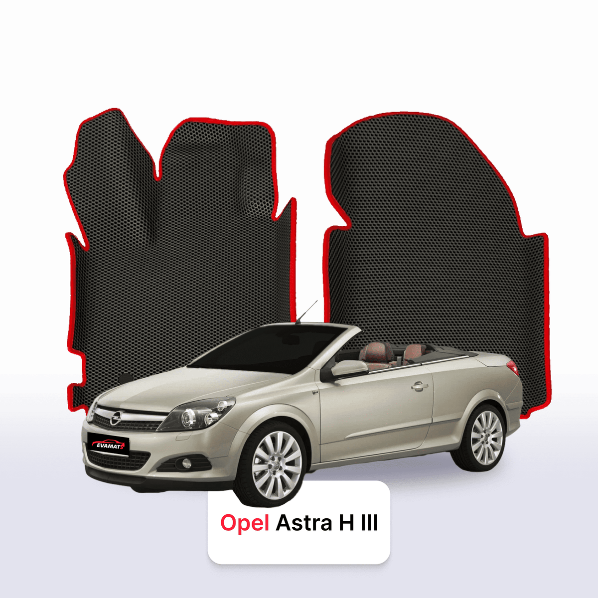 Tapis 3D EVA pour Opel Astra H 3 gén 2004-2014 CABRIOLET