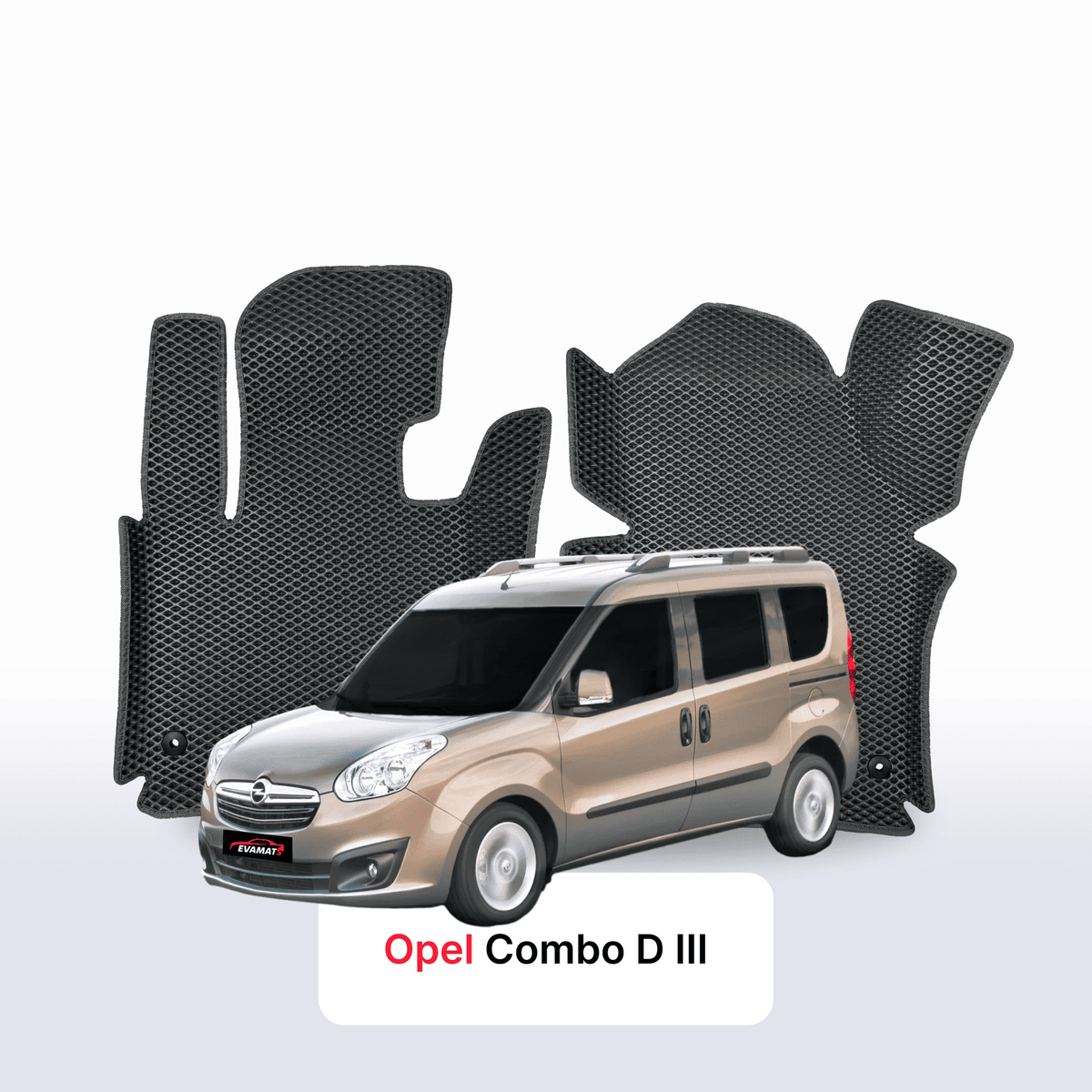 Tapis 3D EVA pour Opel Combo D 3 gén 2011-2017 MONOSPACE SWB