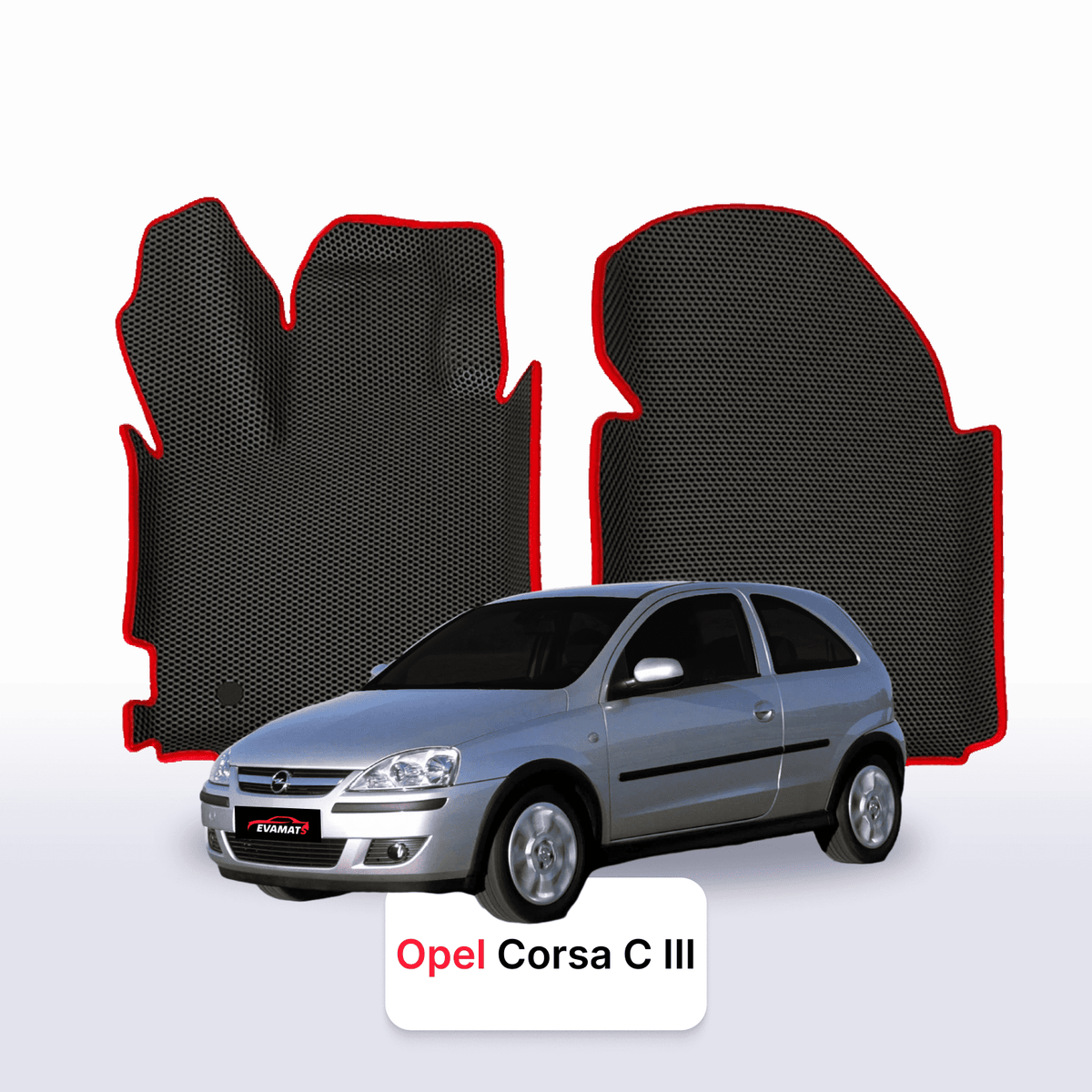 Tapis 3D EVA pour Opel Corsa C 3 gén 2000-2006 BERLINE À HAYON 3 PORTES
