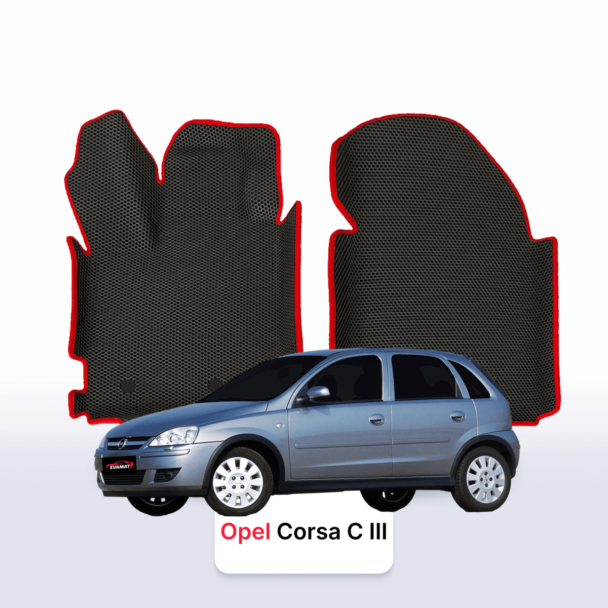 Tapis 3D EVA pour Opel Corsa C 3 gén 2000-2006 BERLINE À HAYON 5 PORTES