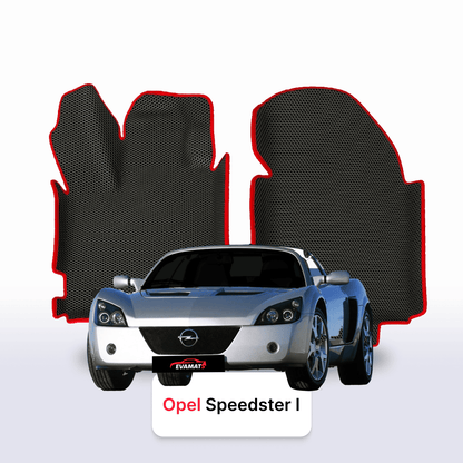 Tapis 3D EVA pour Opel Speedster 1 gén 2000-2005 TARGA