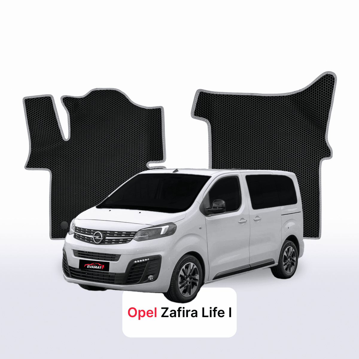 Tapis 3D EVA pour Opel Zafira Life 1 gén 2019-2027 MONOSPACE S
