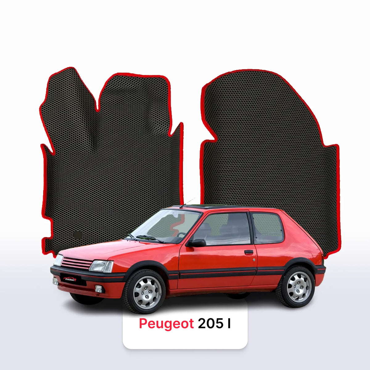 Tapis 3D EVA pour Peugeot 205 1 gén 1983-1998 BERLINE À HAYON 3 PORTES