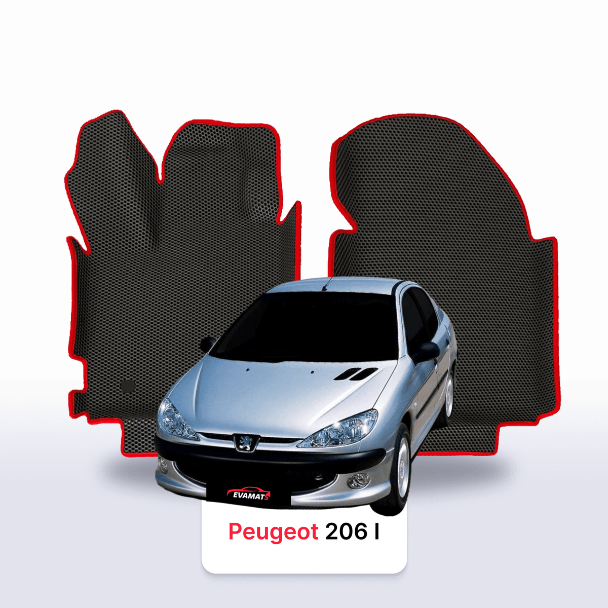 Tapis 3D EVA pour Peugeot 206(MT) 1 gén 1998-2012 BERLINE