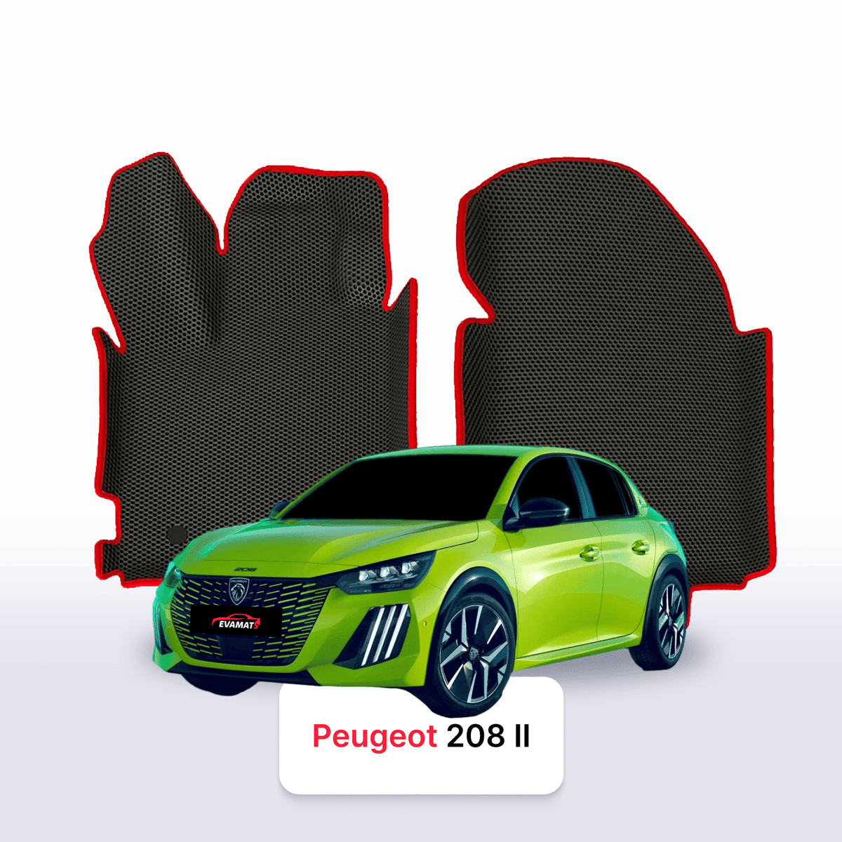 Tapis 3D EVA pour Peugeot 208(AT) 2 gén 2019-2028 BERLINE À HAYON 5 PORTES